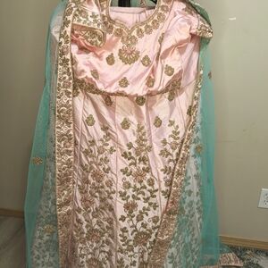Lehnga Pink color